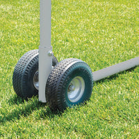 Thumbnail for Portable Practice Football/Soccer Combo Goal (High School) (8 ft. H x 24 ft. W with 10 ft. H Uprights, 23 ft.-4 in. width)