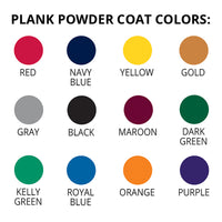 Thumbnail for Bleacher - 15 ft. (4 Row - Single Foot Plank) - Standard, Outdoor (Powder Coated)