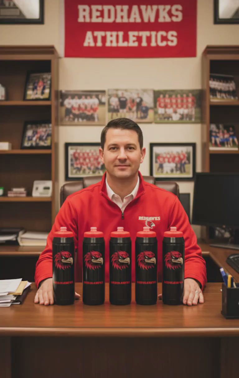 Custom Team Water Bottles 32 Oz.