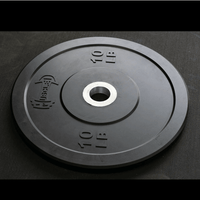 Thumbnail for 7' Hard Chrome Triple Bearing Olympic Bar and Bumper Plate Set