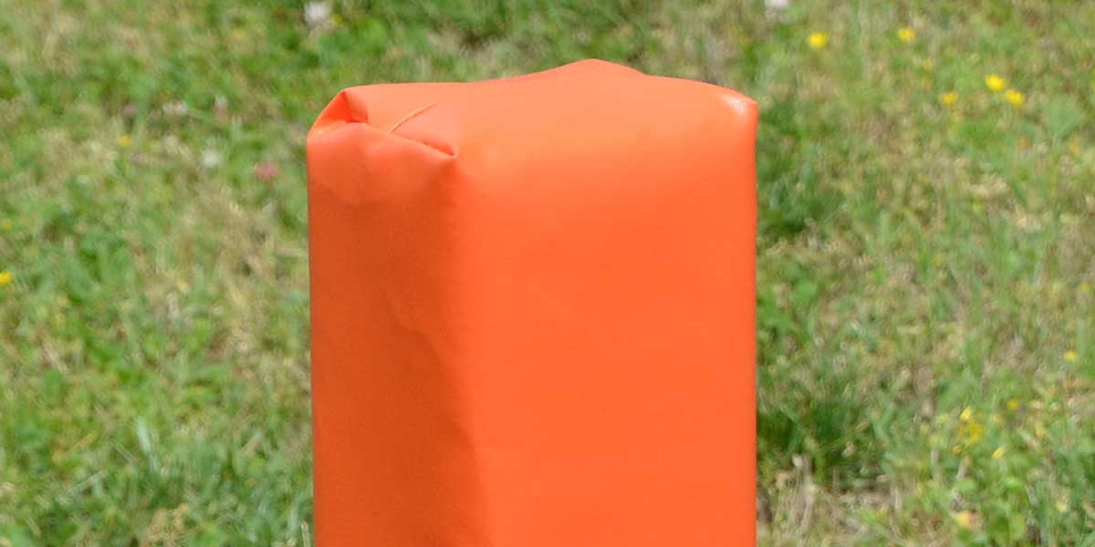 Economy Football End Zone Pylons – Set of 4 (Orange)