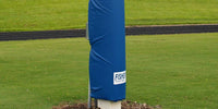 Thumbnail for Blue wrap-type goal post pad with 