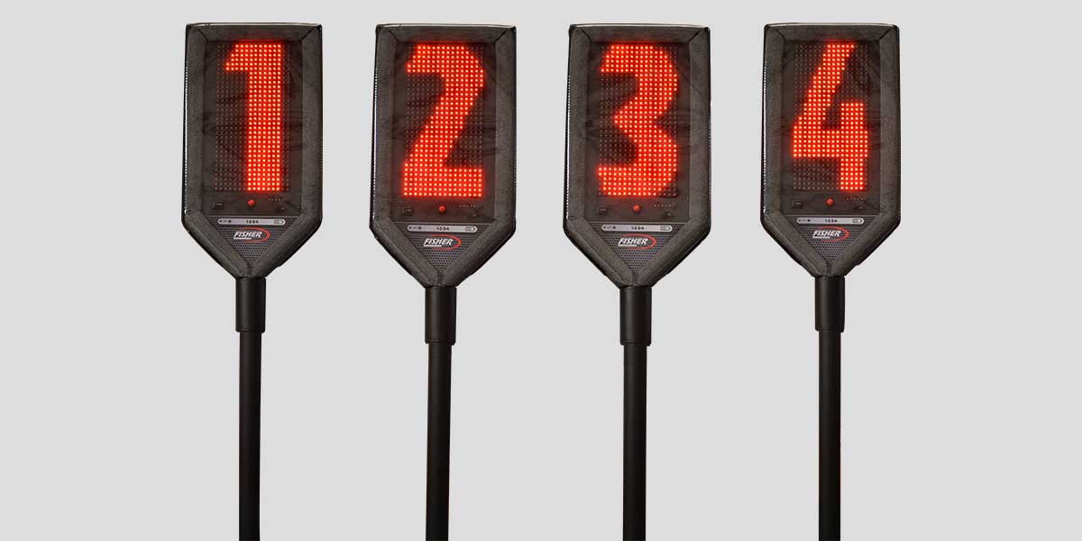 Electronic Football Down Marker