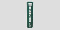 Thumbnail for Dark green goal post pad with printed NEWCASTLE logo and lettering