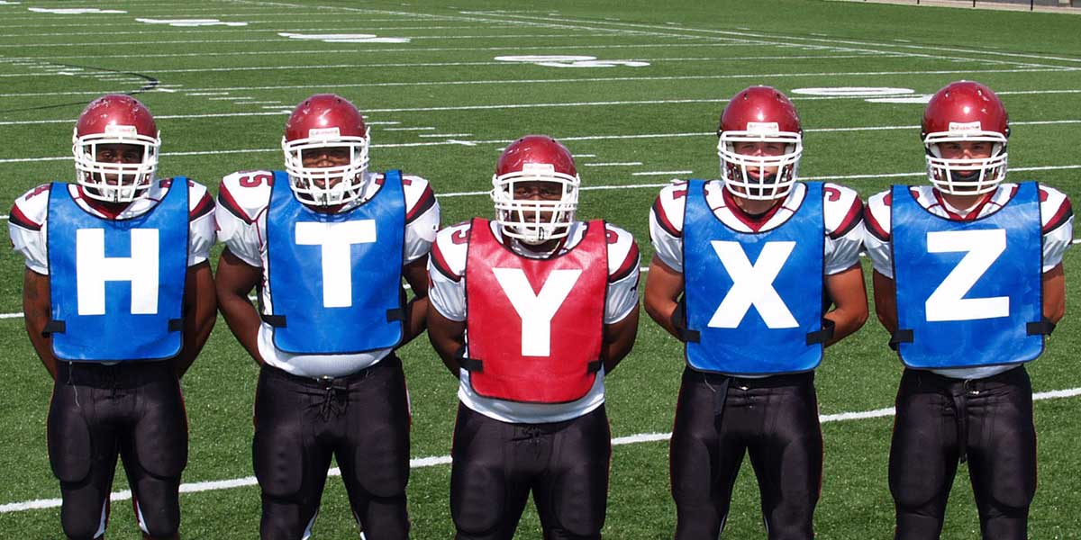 Football Scout Team Vests