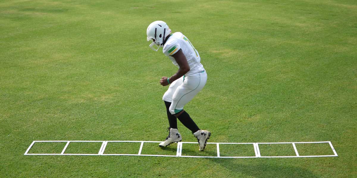 Steel Folding Agility Ladder – Football Speed Trainer