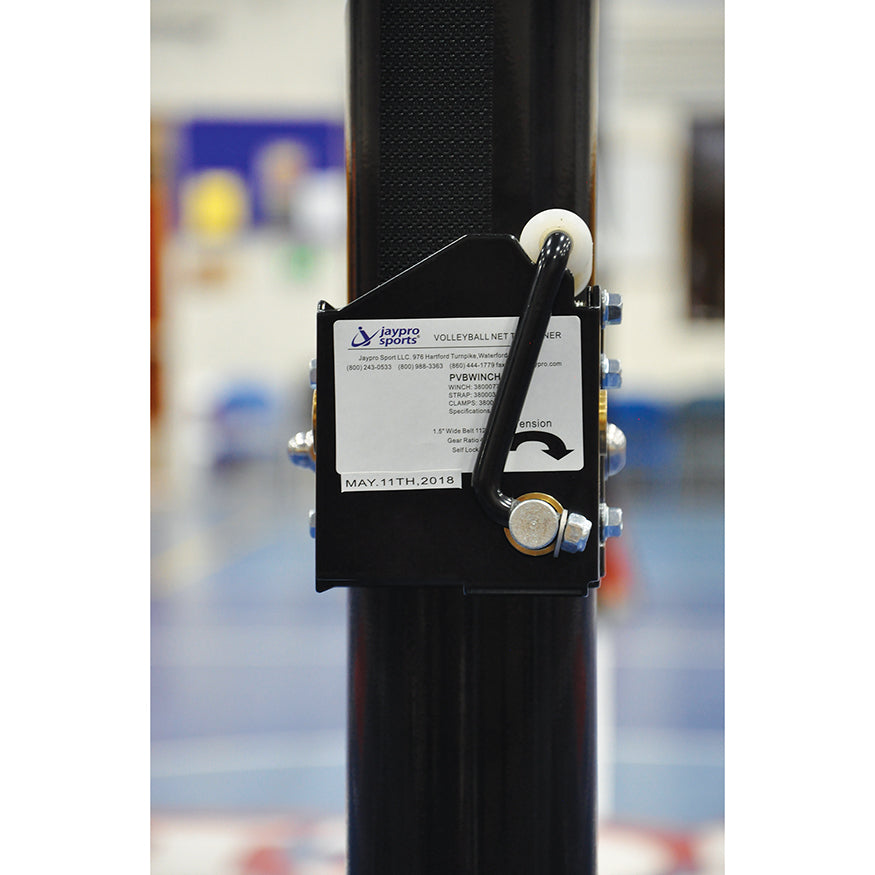 FeatherLite Volleyball Uprights (2 in. (51mm) Floor Sleeve - Canadian) - NFHS, NCAA, USVBA Compliant