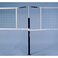 Thumbnail for FeatherLite Volleyball Net Center Upright System (3 in. Floor Sleeve) - NFHS, NCAA, USVBA Compliant