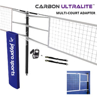 Thumbnail for Carbon Ultralite Volleyball Net Center Upright System (3-1/2 in. Floor Sleeve) - NFHS, NCAA, USVBA Compliant