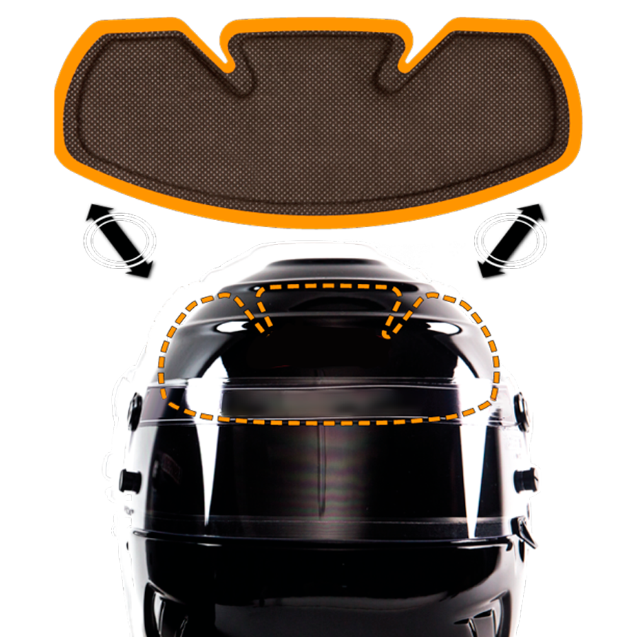 custom motorcycle helmet padding SweatLock Helmet Liners - All Helmet Types