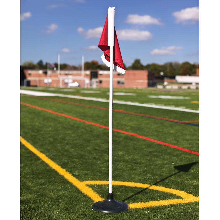 Corner Flags - Premium - with Rubber Base (Set of 4)