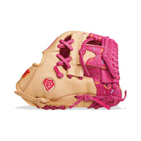 Thumbnail for Tan and pink baseball glove with colorful sprinkles and 