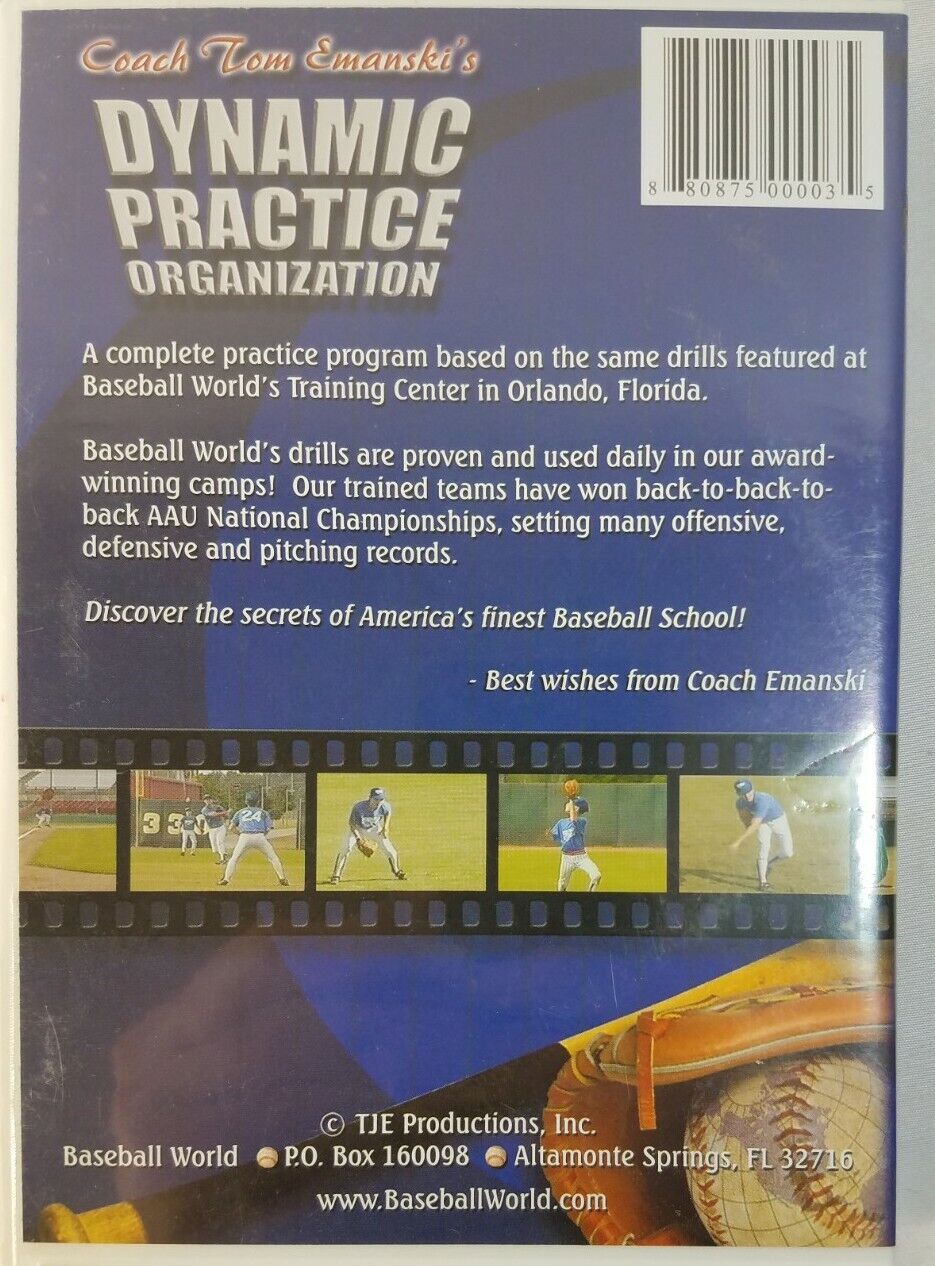 Tom Emanski's Dynamic Baseball Practice Organization