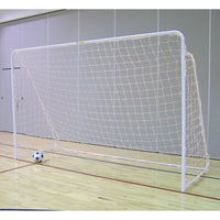 Thumbnail for Soccer Goal (Indoor/Outdoor) - Steel - Folding Soccer Goal (7 ft.H x 12 ft.W x 4 ft.D) - Portable - Youth/Junior (White)