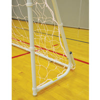 Thumbnail for Soccer Goal (Indoor/Outdoor) - Steel - Folding Soccer Goal (7 ft.H x 12 ft.W x 4 ft.D) - Portable - Youth/Junior (White)