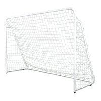 Thumbnail for Soccer Goal (Indoor/Outdoor) - Steel - Folding Soccer Goal (7 ft.H x 12 ft.W x 4 ft.D) - Portable - Youth/Junior (White)