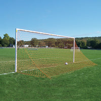 Thumbnail for Soccer Goals - Team Official Round Goal - Semi-Permanent (8 ft.H x 24 ft.W x 4 ft.B x 10 ft.D) - NFHS, NCAA Compliant