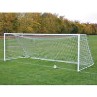 Thumbnail for Soccer Goals - Classic Official Round Goal Deluxe Package (8 ft.H x 24 ft.W x 4 ft.B x 10 ft.D) - NFHS, NCAA, FIFA Compliant