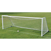Thumbnail for Soccer Goals - Classic Official Square Goal Deluxe Package (8 ft.H x 24 ft.W x 4 ft.B x 10 ft.D) - NFHS, NCAA, FIFA Compliant