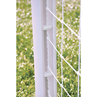 Thumbnail for Soccer Goals - Classic Official Square Goal Deluxe Package (8 ft.H x 24 ft.W x 4 ft.B x 10 ft.D) - NFHS, NCAA, FIFA Compliant