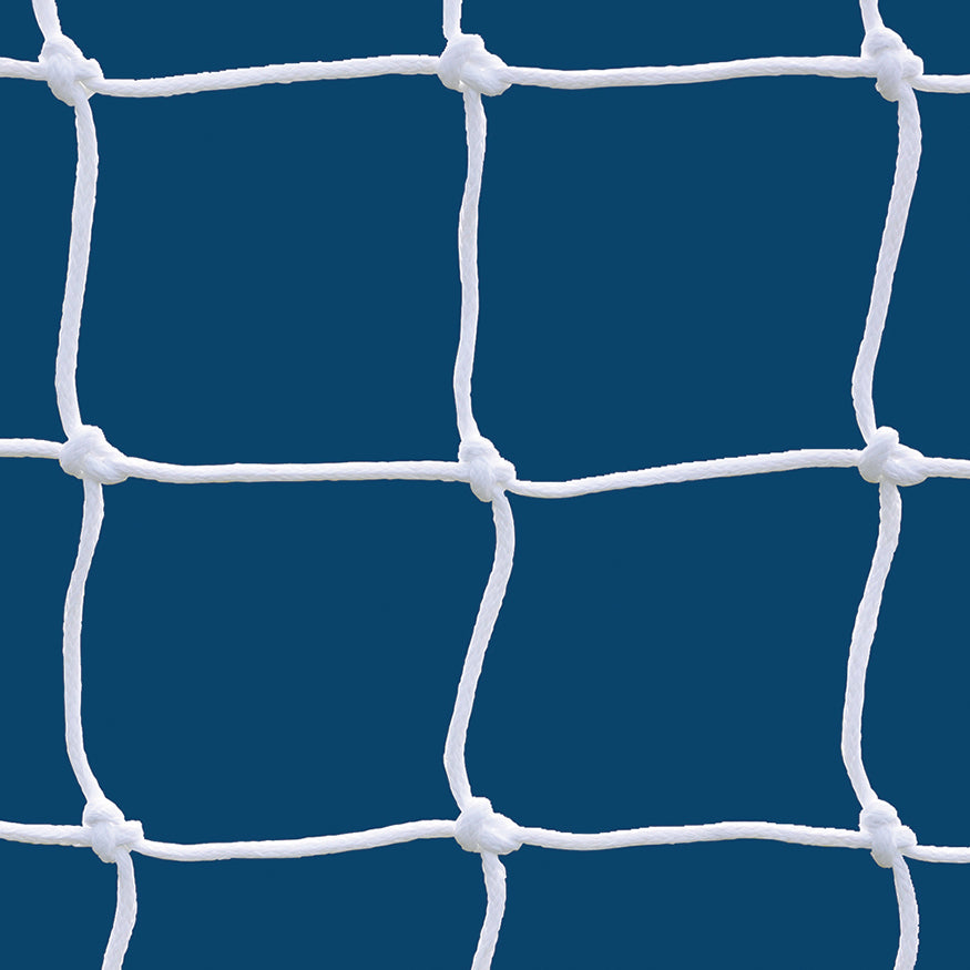 Soccer Goal Replacement Nets (4-3/4 in. Sq. - 4mm Braided Mesh) (8 ft.H x 24 ft.W x 6 1/2 ft.B x 7 1/2 ft.D) (White)