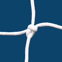 Thumbnail for Soccer Goal Replacement Nets (5-1/2 in. Sq. - 6mm Braided Mesh) - Classic Official Goal (8 ft.H x 24 ft.W x 4 ft.B x 10 ft.D) (White)