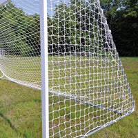 Thumbnail for Soccer Goal Replacement Nets (5-1/2 in. Sq. - 6mm Braided Mesh) - Classic Official Goal (8 ft.H x 24 ft.W x 4 ft.B x 10 ft.D) (White)