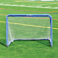 Thumbnail for Replacement Net - Soccer Training Goal - Medium - Goal Runner (3 ft.H x 4 ft.W) (White with Blue Sleeve)