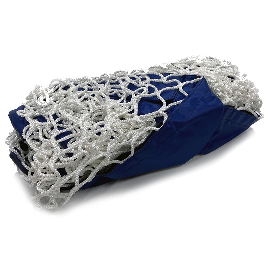 Replacement Net - Soccer Training Goal - Medium - Goal Runner (3 ft.H x 4 ft.W) (White with Blue Sleeve)