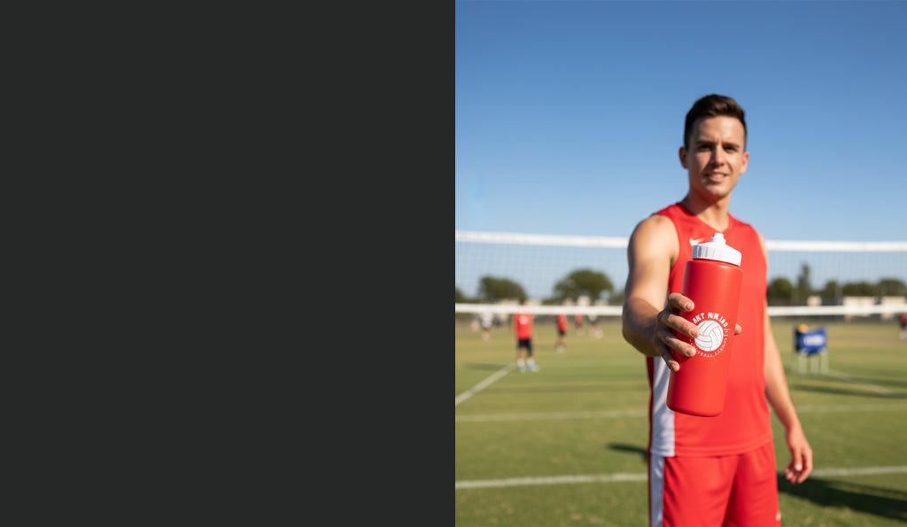 Personalized 32 oz sports water bottle for training and athletic teams