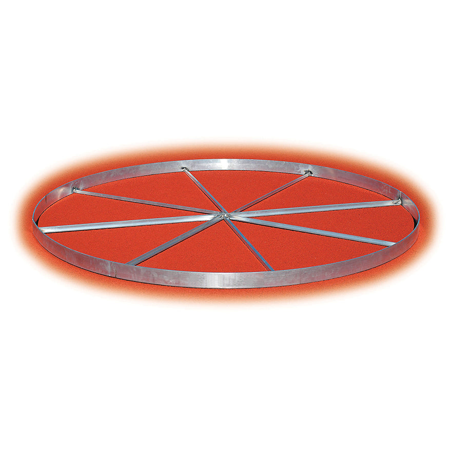 Discus Cage - Webbed Discus Rings - Aluminum - Official (8 ft.2-1/2 in. Diameter)