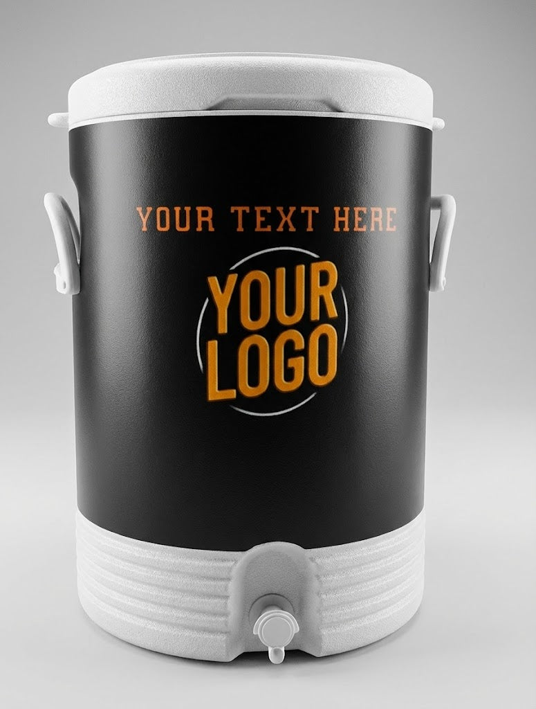 Enfriador de agua personalizado para la línea lateral del equipo | 5 o 10 galones 