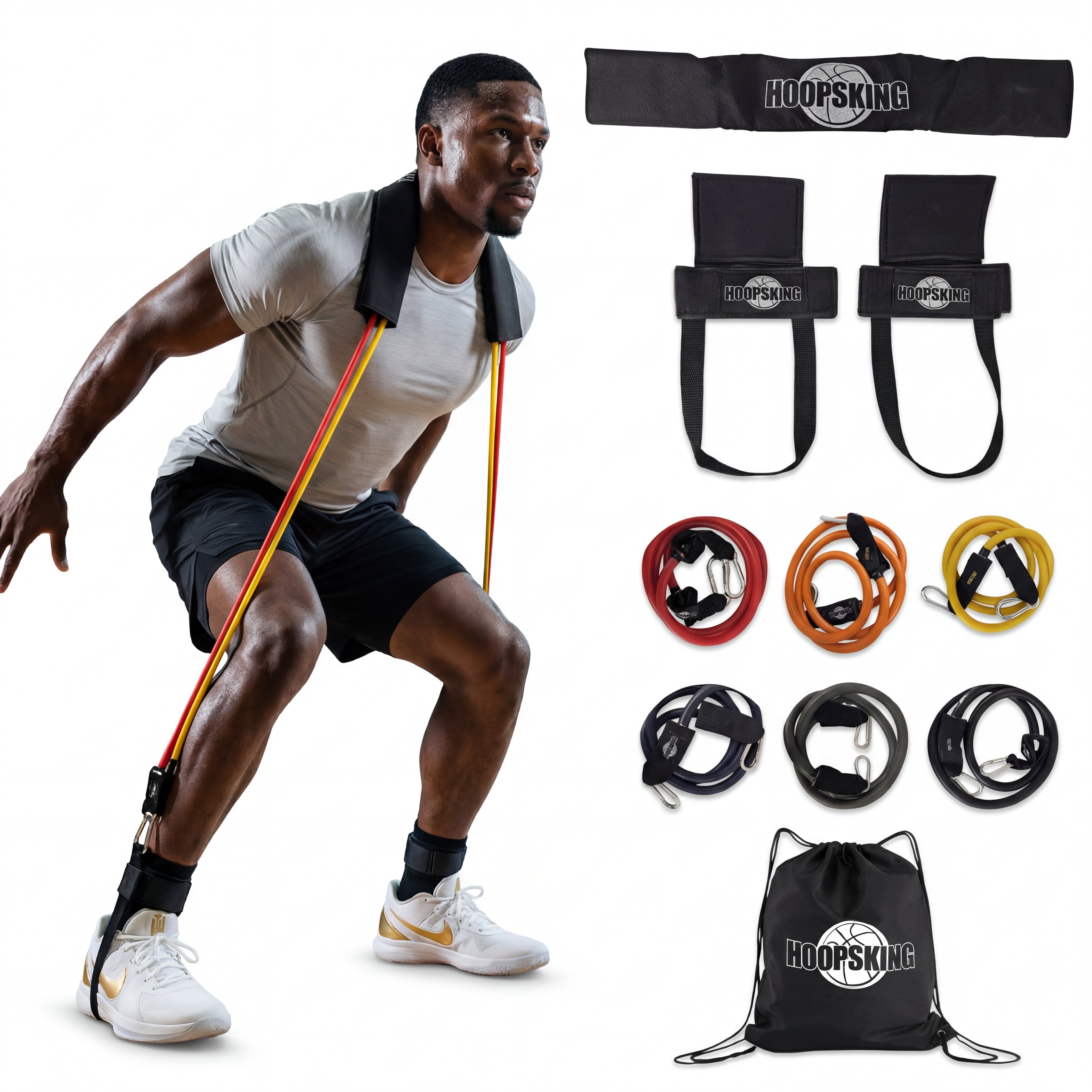 Vertical Blitz Resistance Bands | For All Ages | Shoulders to Heels