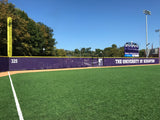 Printed outfield windscreen at University of Scranton