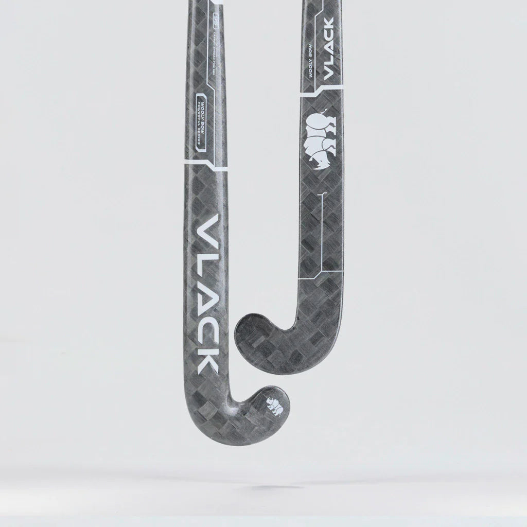 Vlack Wooly Bow field hockey stick in silver