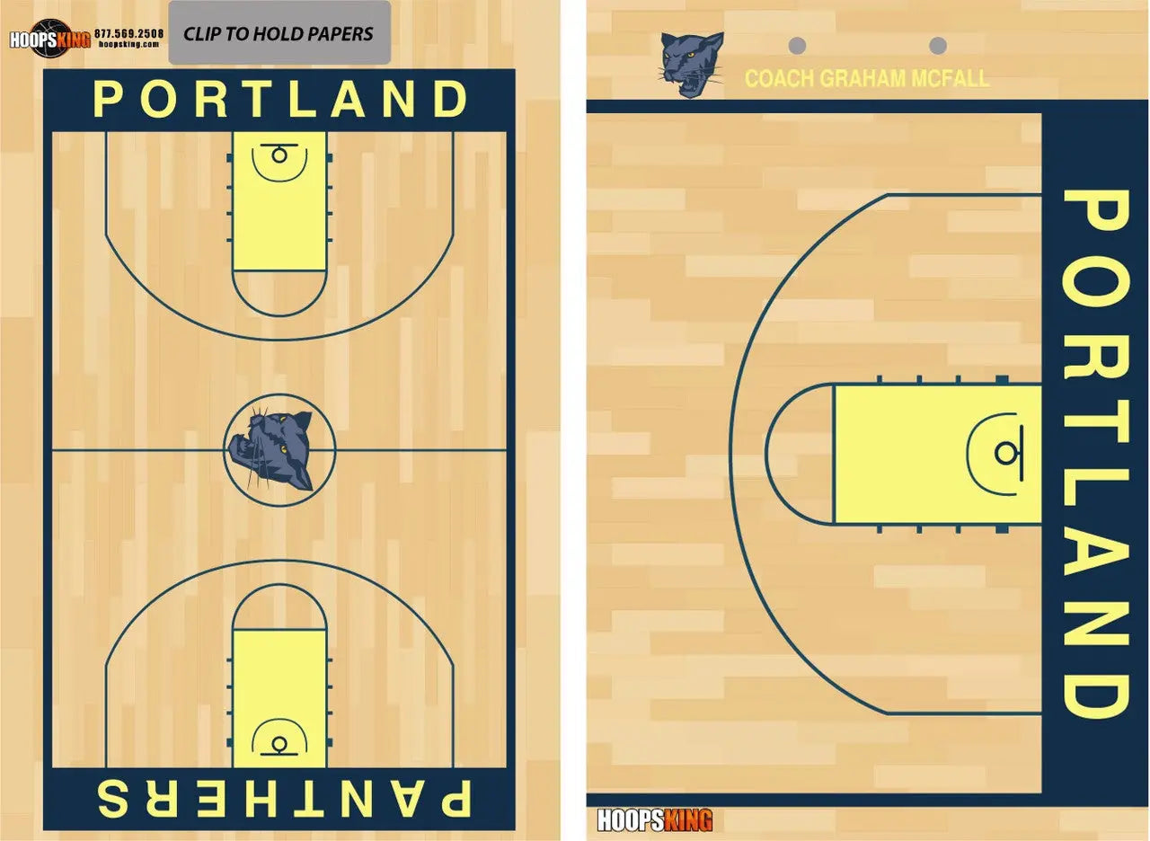 Custom Basketball Board (2 Sided) | Coach Gifts HoopsKing
