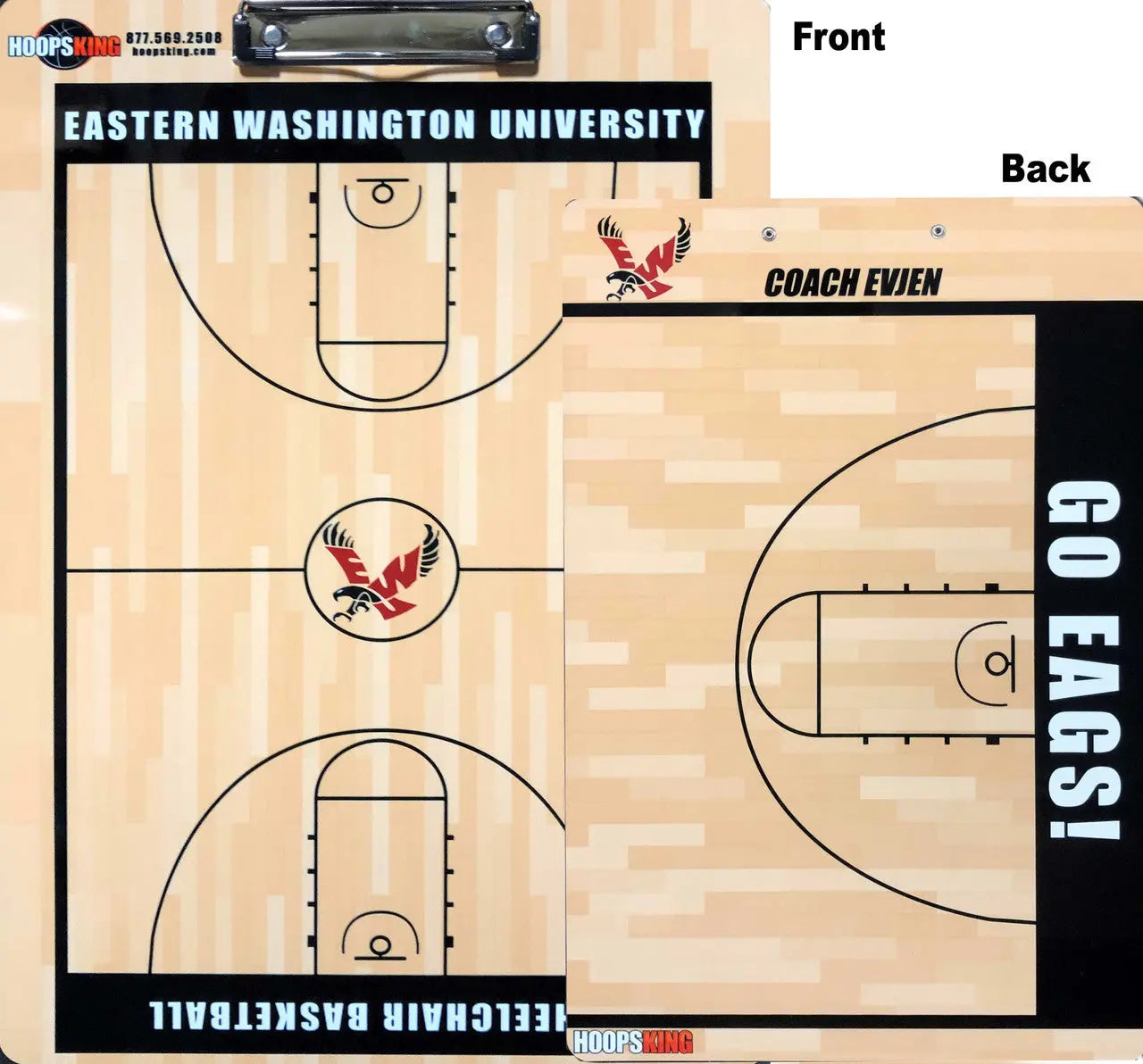 Custom Basketball Board (2 Sided) | Coach Gifts HoopsKing