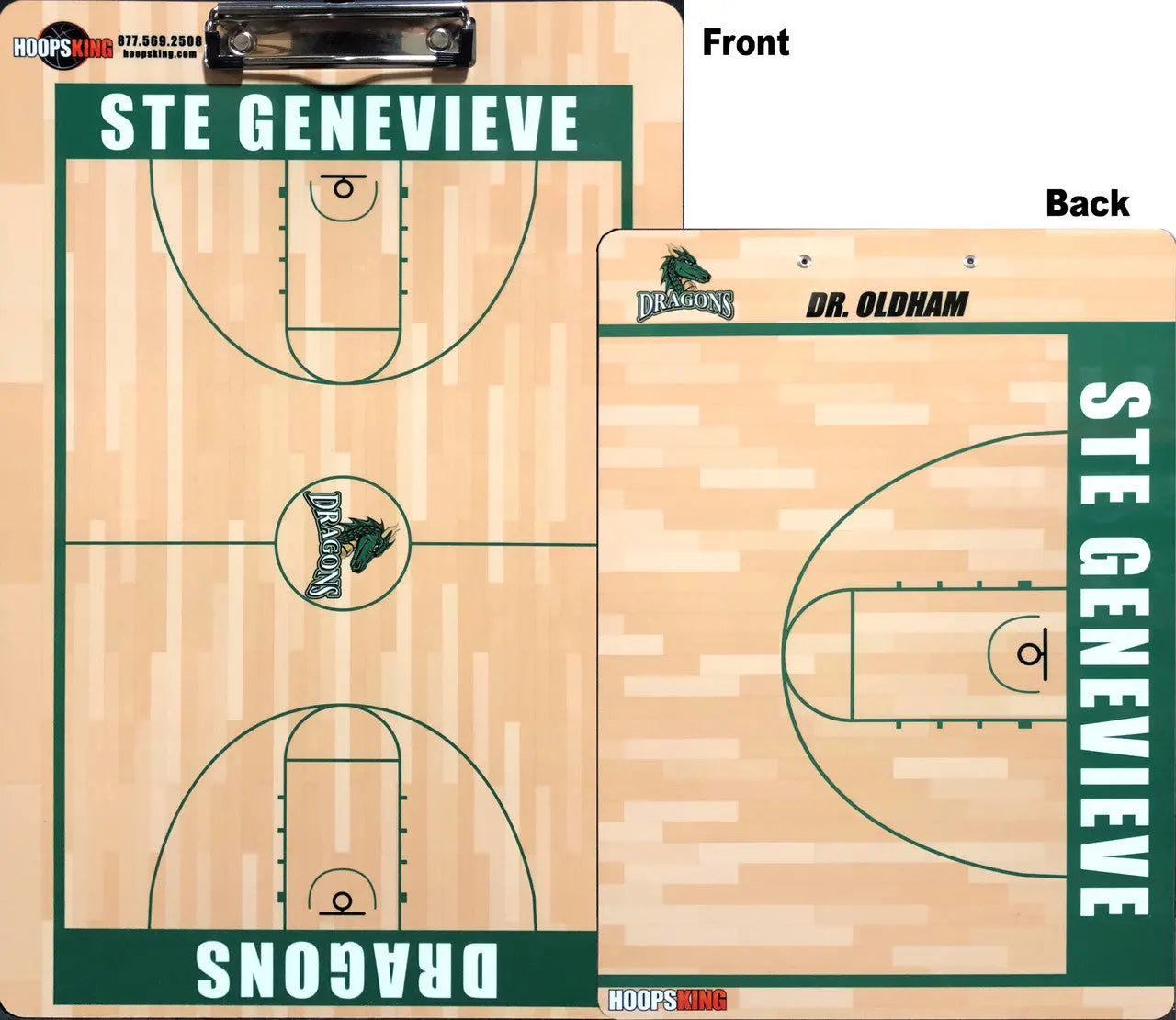Custom Basketball Board (2 Sided) | Coach Gifts HoopsKing