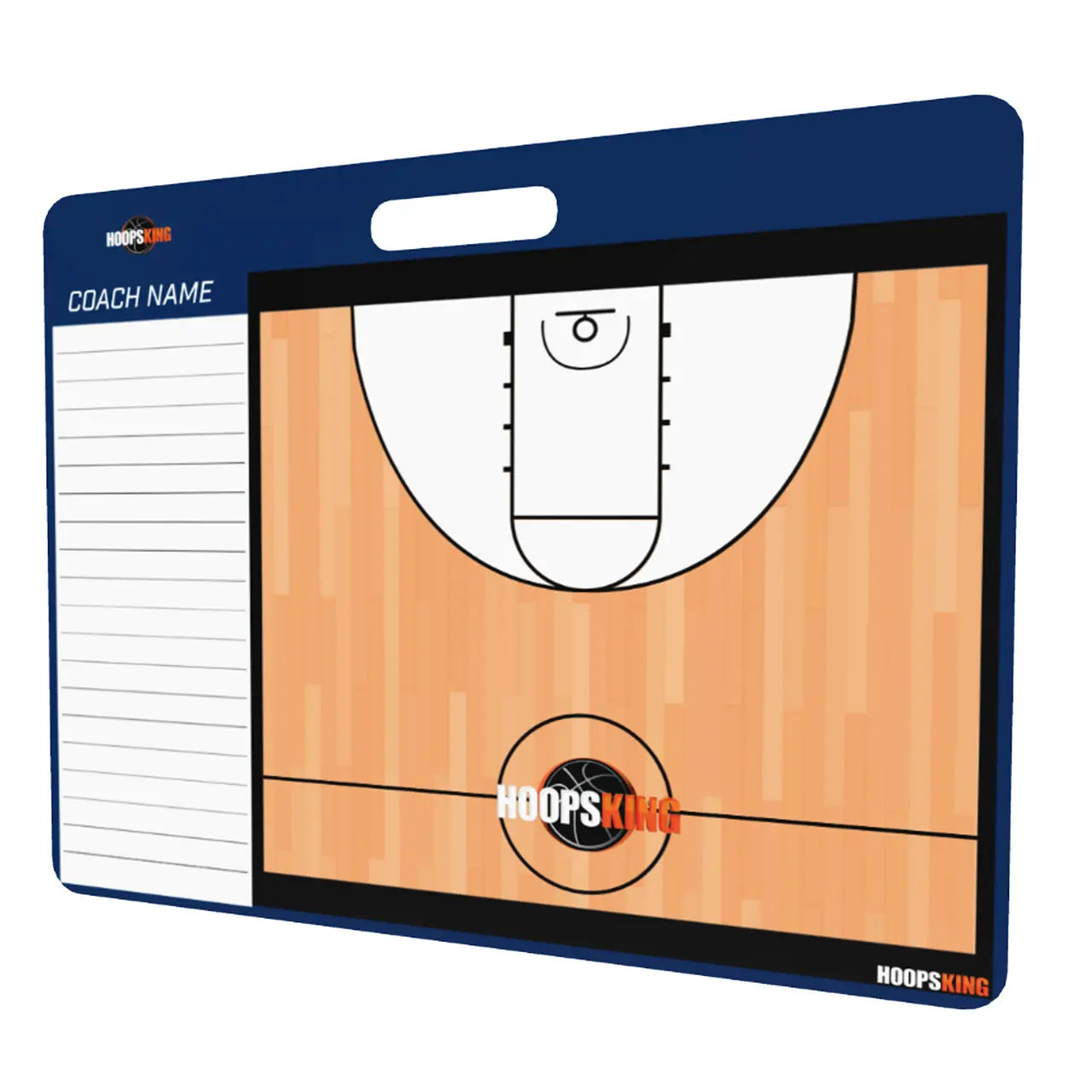 23 X 18 Custom Basketball Coaching Board | 2 Sided| Carry Handle HoopsKing