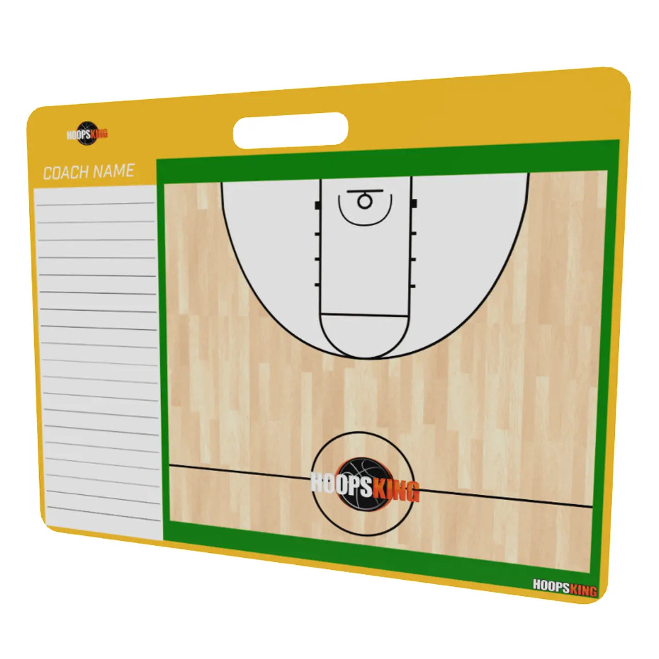 23 X 18 Custom Basketball Coaching Board | 2 Sided| Carry Handle HoopsKing