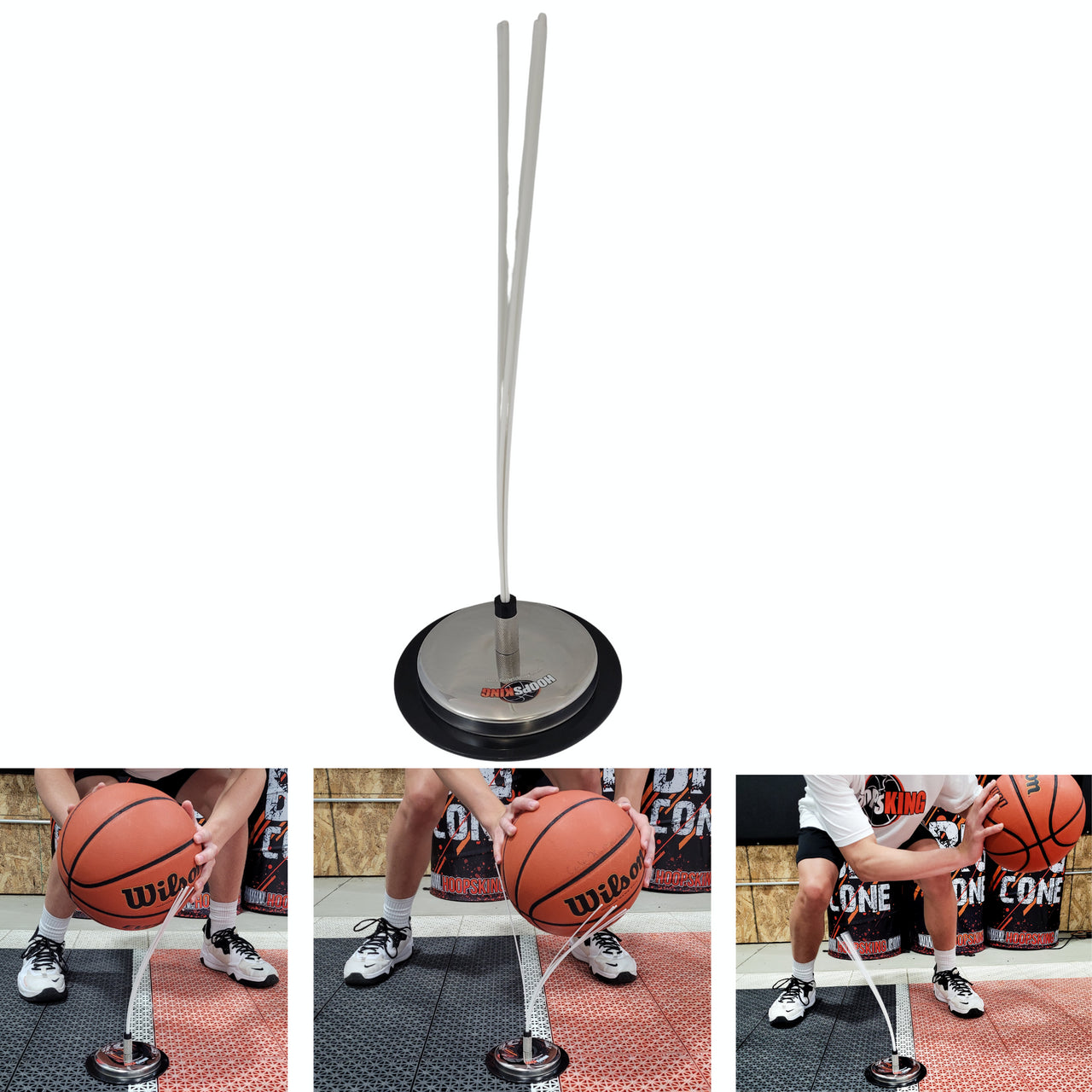 Basketball Rip Quick Stick for learning to play low and sweep the ball below the knees