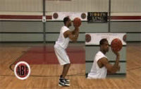 Thumbnail for how to shoot a basketball quick release