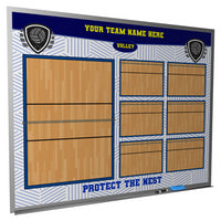 Thumbnail for custom volleyball whiteboard magnetic personalized