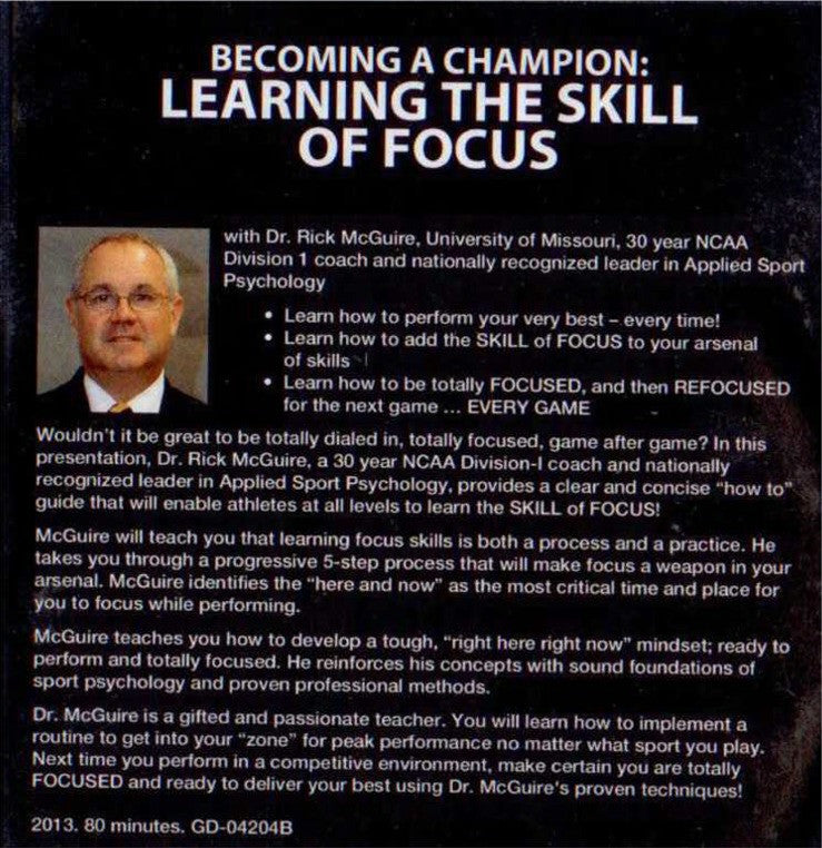 (Rental)-Becoming A Champion Athlete: Learning The Skill Of Focus
