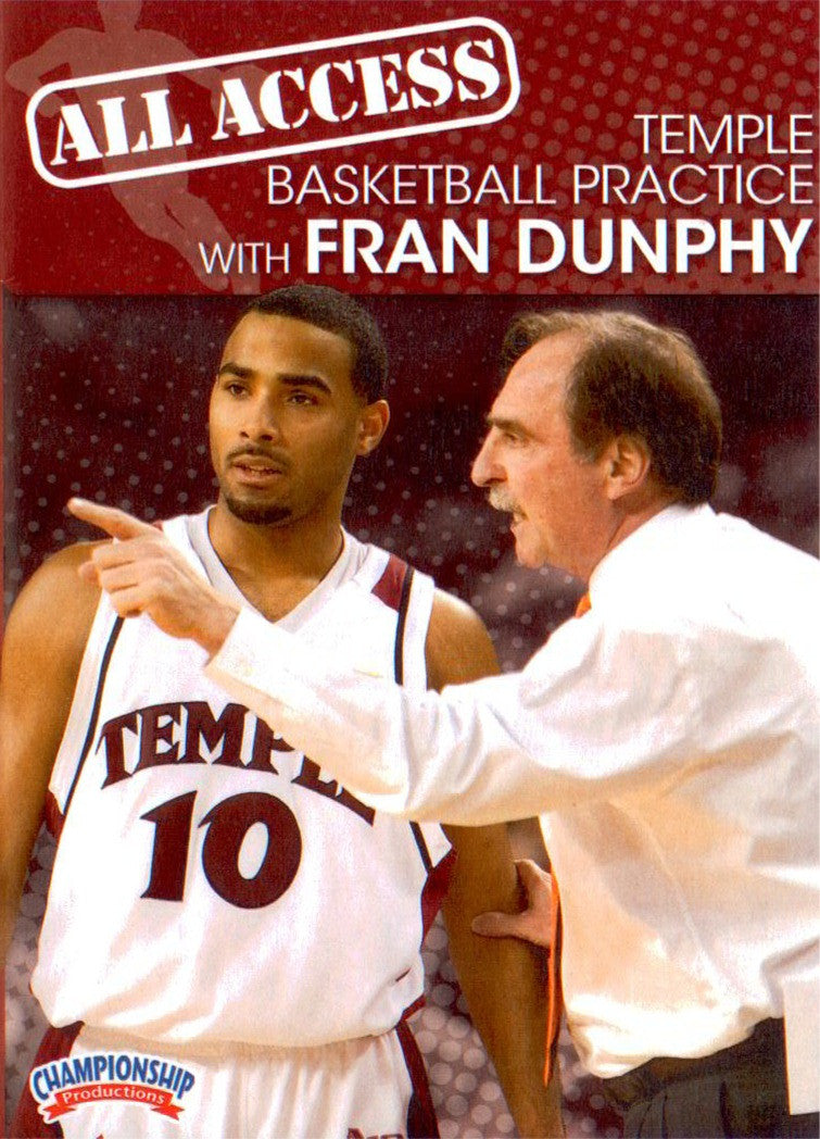 All Access Temple Basketball Practice by Fran Dunphy Instructional Basketball Coaching Video