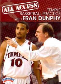 Thumbnail for All Access Temple Basketball Practice by Fran Dunphy Instructional Basketball Coaching Video
