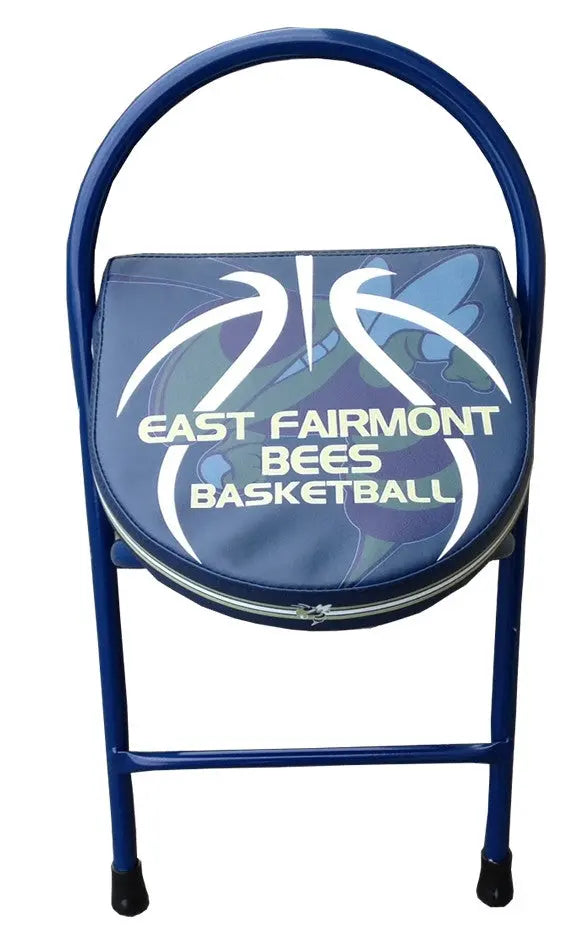 Digitally Printed Locker Room Stools for basketball