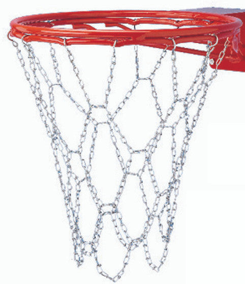 Steel Chain Basketball Net for Bumped Ring Goals
