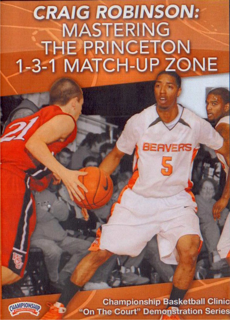 Mastering The Princeton 1--3--1 Match--up Zone by Craig Robinson Instructional Basketball Coaching Video