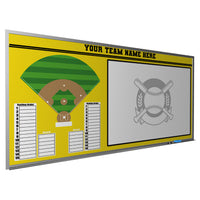 Thumbnail for custom baseball softball whiteboard magnetic locker room